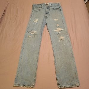 Levi's 501 Distressed Jeans 33x34